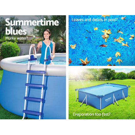 Bestway 58017 Pool Cover Fits 4x2.11m Above Ground Swimming Pool PE Blanket