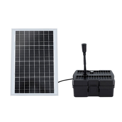 Gardeon Solar Submersible Water Pond Fountain Pump with Filter Box 6FT 1190L/H