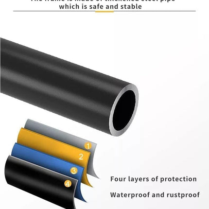 CARLA HOME 3-Tier Over The Toilet Storage Rack with Hooks & Paper Holder for Bathroom & Laundry Room