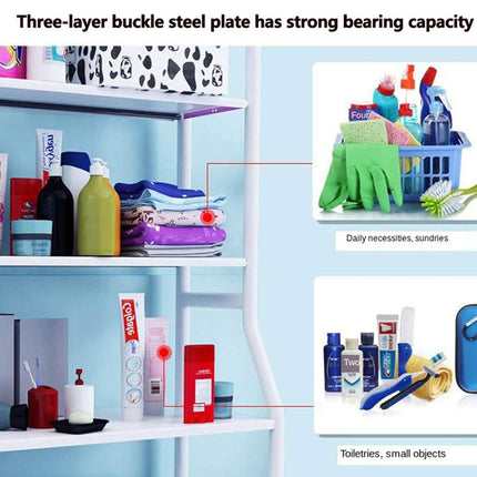 CARLA HOME 3-Tier Over Washing Machine Storage Rack for Laundry Room or Kitchen