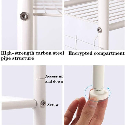CARLA HOME 3-Tier Over Washing Machine Storage Rack for Laundry Room or Kitchen