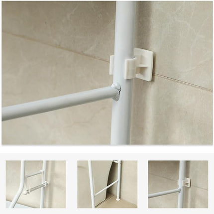 CARLA HOME 3-Tier Over Washing Machine Storage Rack for Laundry Room Space Saving, Towels, Detergent & Bathroom Essentials