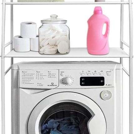 CARLA HOME 3-Tier Over Washing Machine Storage Rack for Laundry Room Space Saving, Towels, Detergent & Bathroom Essentials