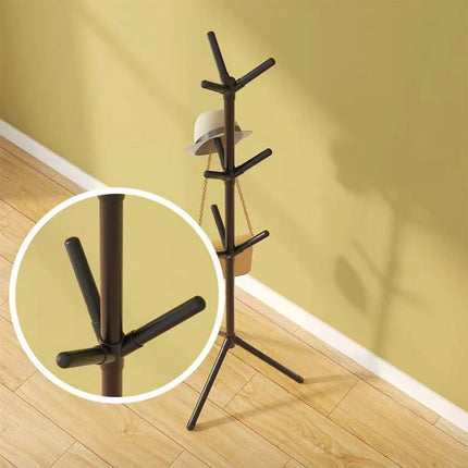 Floor-to-Floor Clothes and Hats Rack Holder