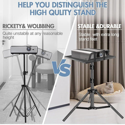 Adjustable Tripod Stand for Projector & Laptop 22-55 Portable