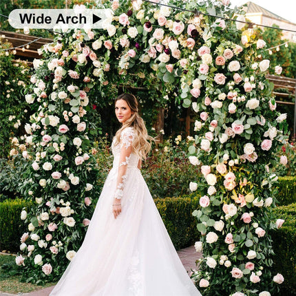 Stereoscopic Metal Garden Arch Arbor Wedding Pergola Trellis