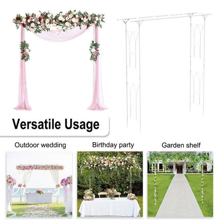 Stereoscopic Metal Garden Arch Arbor Wedding Pergola Trellis