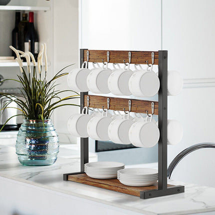 Coffee Mug Holder Stand 43.5cm High, 42cm Wide Kitchen Organizer