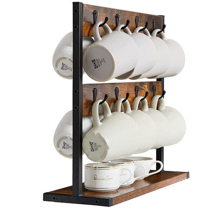 Coffee Mug Holder Stand 43.5cm High, 42cm Wide Kitchen Organizer