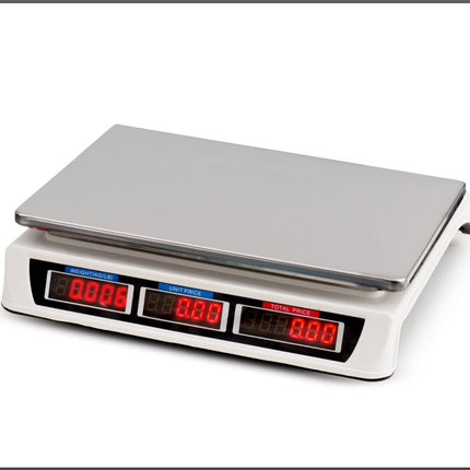Digital Kitchen Scale Electronic 40KG 1g Increment White