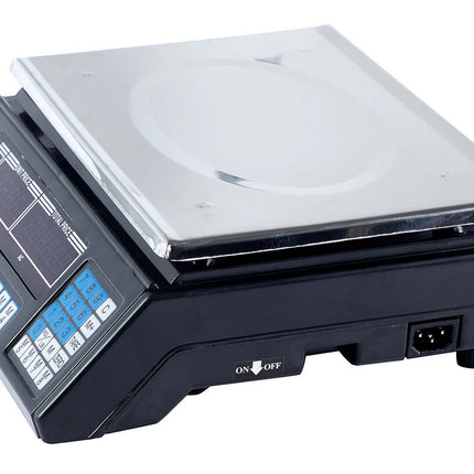 40KG Digital Kitchen Scale Metal Electronic Postal Platform