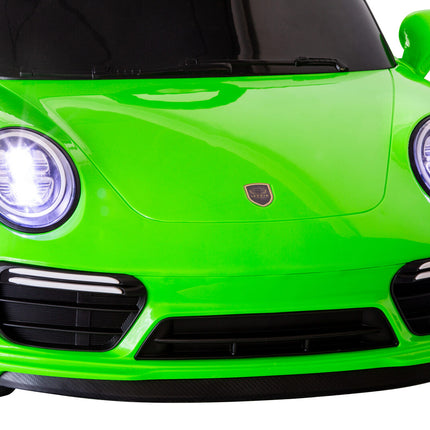 Porsche-inspired Design Ride-on (Green) Electric Car with Parental Remote Control