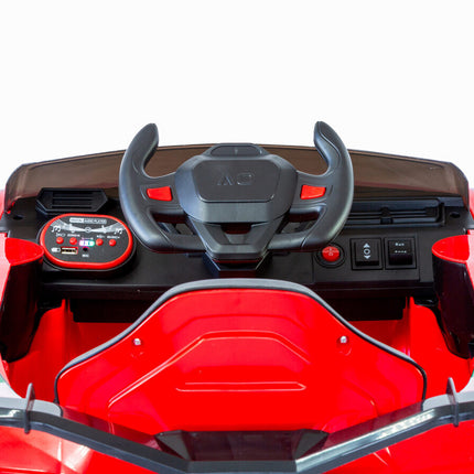 Ferrari Inspired 12V Ride-on Electric Car with Remote Control - Red