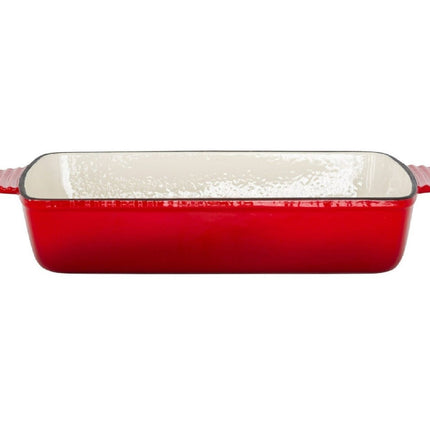 Enamelled Cast Iron 38.5x23cm Rectangular Roaster (3.4L) - Red