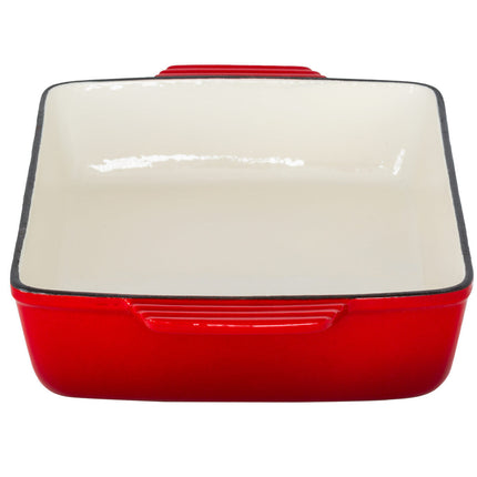 Enamelled Cast Iron 38.5x23cm Rectangular Roaster (3.4L) - Red