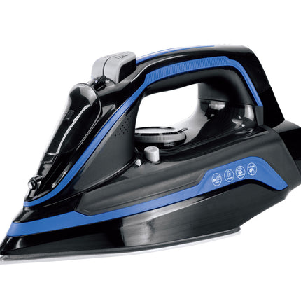 Cordless Steam Iron w/ Ceramic Soleplate, 360 degree Charging Base, Self-Cleaning