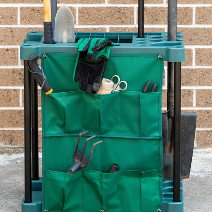 Organising Storage Rack for Garden Tools (Green) & Keep the Shed Tidy