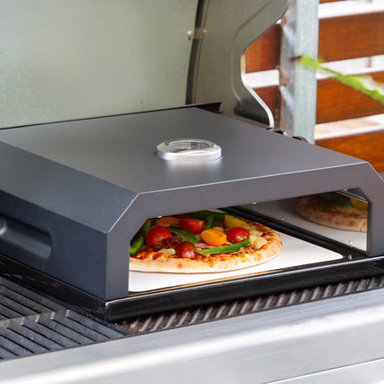 Pizza Oven Box with Built-in Thermometer