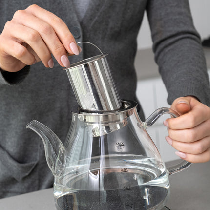 1.2L Digital Glass Kettle w/ Electric Tea Pot & Infuser 800W