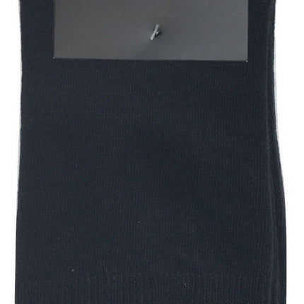 6x Pairs COTTON LOOSE TOP SOCKS Medical Circulation Diabetic Comfort Black - 6-11