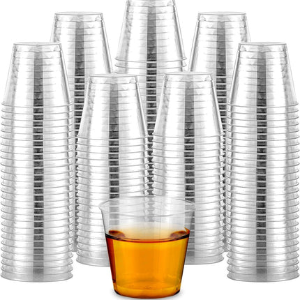 1080pcs 30ml Reusable & Disposable Plastic Shot Glasses Clear Cups Event Tastings Bulk