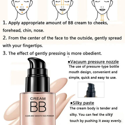NNETM HEYXI Radiant All-in-One BB Cream: Lasting Coverage, Nourishing Moisture, Flawless Finish