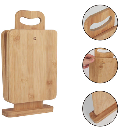 4 Piece Chopping Block Set With Display