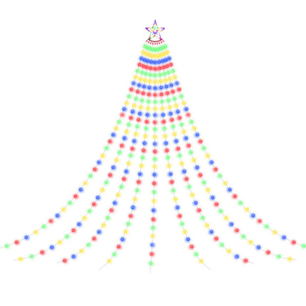 Jingle Jollys 3.8M Christmas Lights Waterfall String Light 340 LED