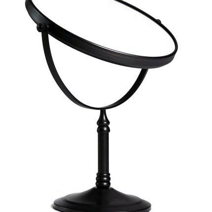 5X & 1X Tabletop Magnifying Mirror - Matte Black