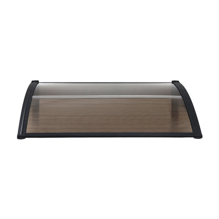 Instahut Window Door Awning 0.8mx1m Brown