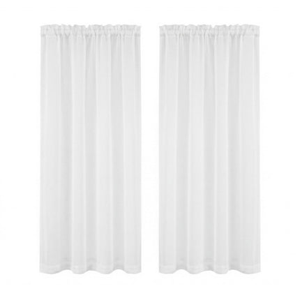 Artiss Blockout Curtains 2X 132x160cm Light Filtering Window Drapes Rod Pocket