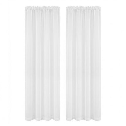 Artiss Blockout Curtains 2X 132x213cm Light Filtering Window Drapes Rod Pocket