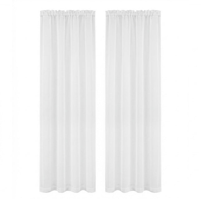 Artiss Blockout Curtains 2X 132x213cm Light Filtering Window Drapes Rod Pocket
