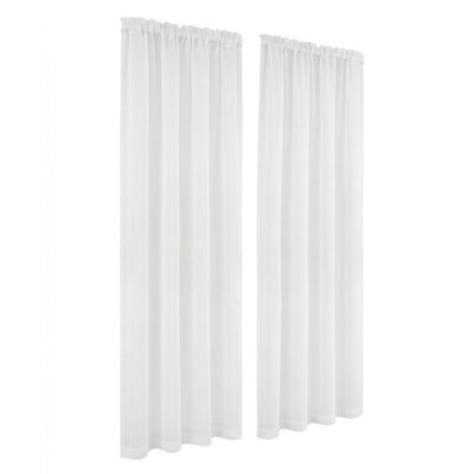 Artiss Blockout Curtains 2X 132x213cm Light Filtering Window Drapes Rod Pocket