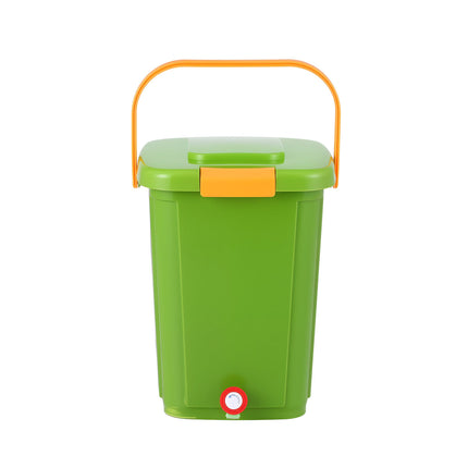 Gardeon 20L Kitchen Compost Bin Food Waste Caddy Drain Tap Green