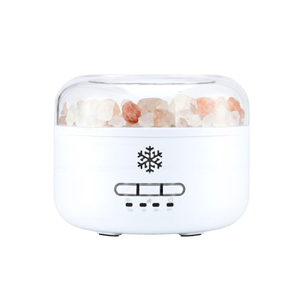 Devanti 150ml Salt Lamp Aroma Diffuser Ultrasonic Humidifier Purifier 7 LED Colors