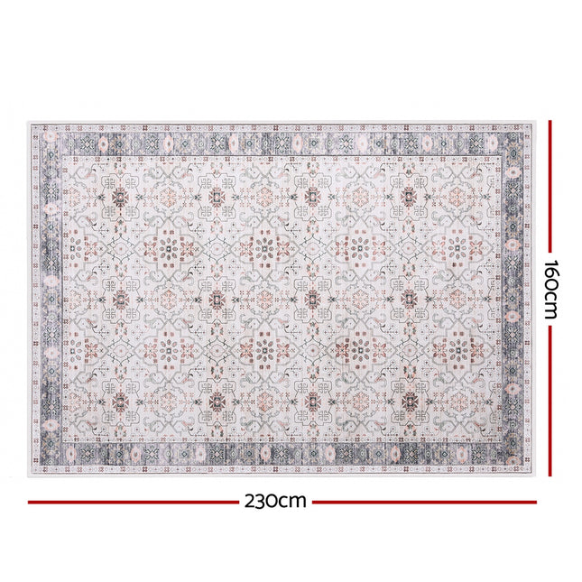Artiss Washable Floor Rug 160X230cm Large Area Rug Modern Living Room Carpet