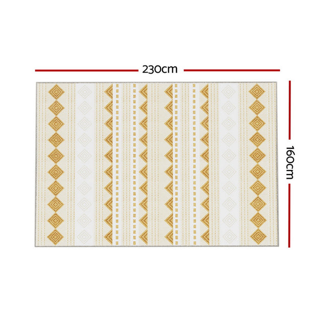 Artiss Rug 160x230cm Area Rug Washable Mat Large Carpet Soft Short Pile Ella