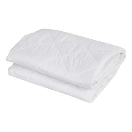 Giselle Waterproof Mattress Protector 100% Cotton Quilted Fitted Cover King Single