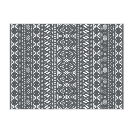 Gardeon Outdoor Rugs 274x366cm Large Carpet Reversible Area Mat PP Dual-Sided Patio Rug Bohemian