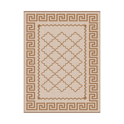 Gardeon Outdoor Rugs 274x366cm Large Carpet Reversible PP Dual-Sided Area Mat Patio Rug Khaki