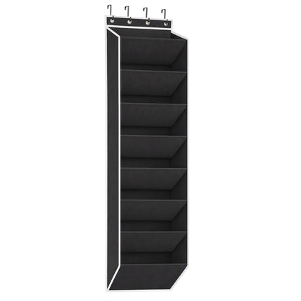 Artiss Over Door Shoe Organiser Storage 8-Tier Pantry Hanger Rack Fabric Black