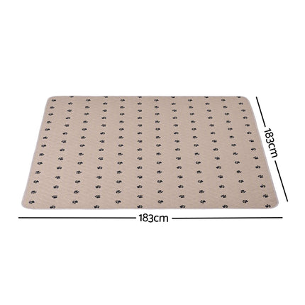 i.Pet Pet Training Pads Washable Dog Pee Pads Puppy Toilet Mat 183x183cm
