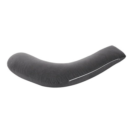 Giselle Bedding Pregnancy Pillow for Side Sleeping L-Shaped Maternity Body Pillow for Women 100% Cotton Jersey Cover for Head Neck Belly Support, 63x115 cm Grey