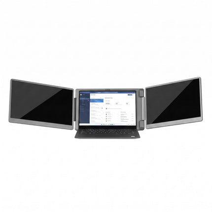 Devanti 14 Inch Portable Monitor Laptop Screen Extender Triple Display