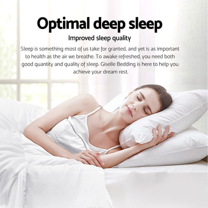 Giselle Bedding 700GSM Duck Down Feather Quilt Duvet Doona Winter Blanket Double