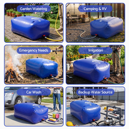 Weisshorn 1000L Water Bladder Bag Portable Large Storage Tank Container Camping Outdoor