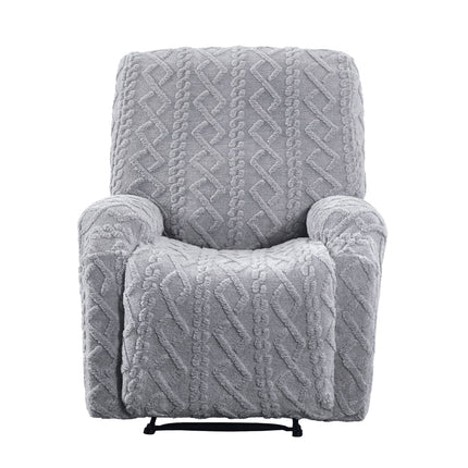 Artiss Recliner Chair Covers with Storage Side Pockets Grey