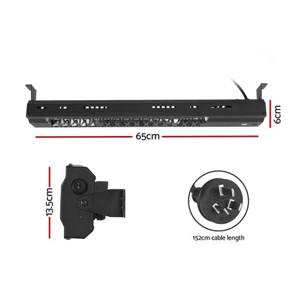 Devanti Electric Strip Heater Radiant Heaters 2000W