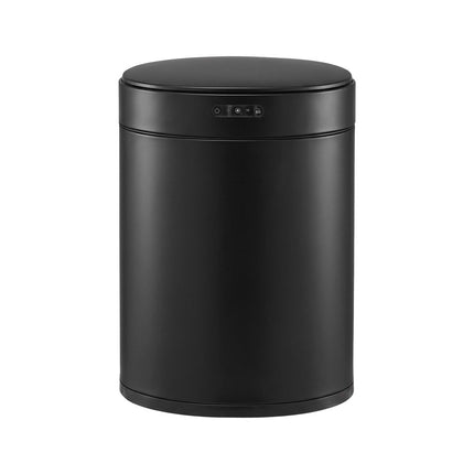 Devanti 20L Automatic Sensor Bin Touchless Rubbish Waste Bin Black Kitchen